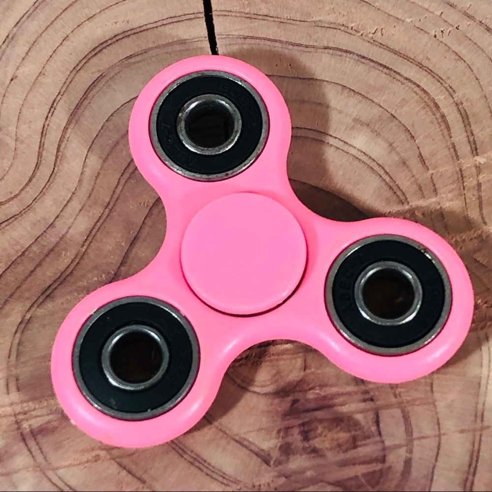 Pink & Black Fidget Spinner Gift